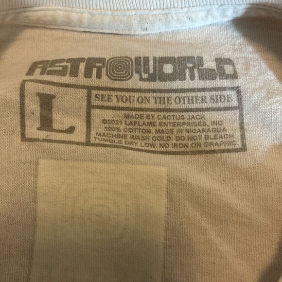 ASTROWORLD | large tshirt tee shirt Travis Scott - Picture 3 of 3